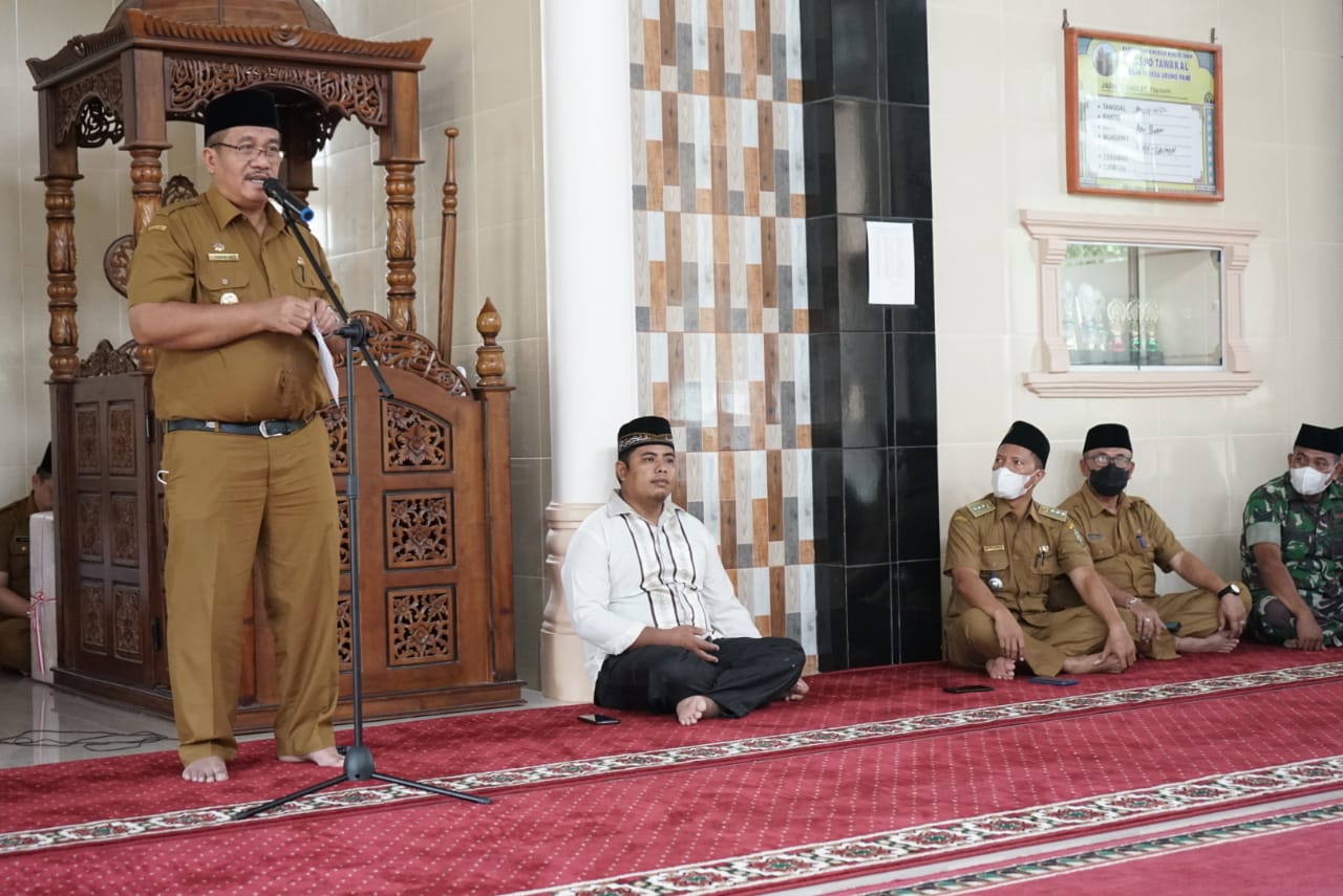 Wabup Asahan Kunjungi Masjid Tawakal Desa Urung Pane