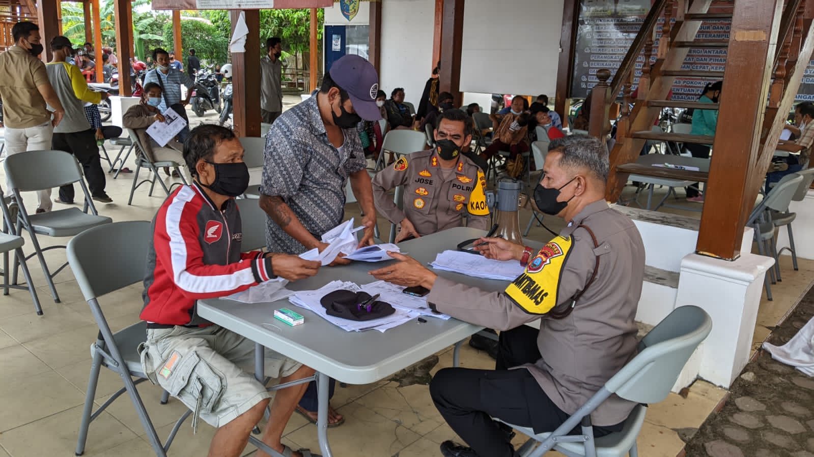 Kapolres Batu Bara Monitoring Penyaluran Bantuan Masyarakat