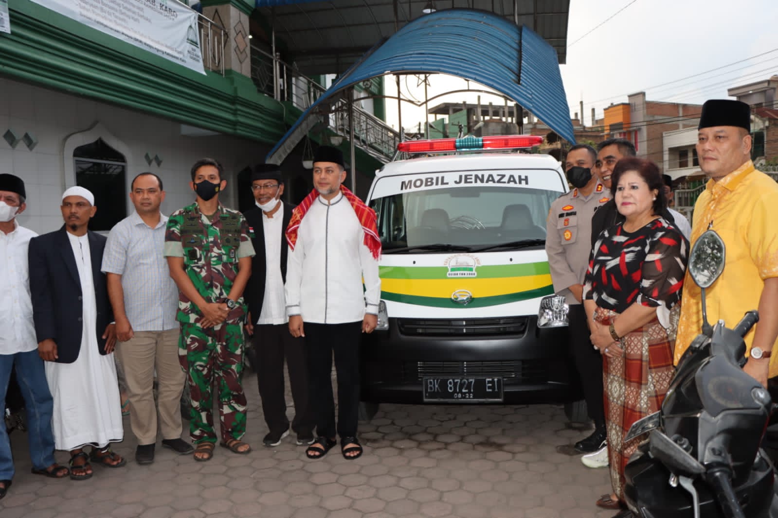 Forkopimda Karo Sambut Kunjungan Wagub Sumut di Masjid Agung Kabanjahe