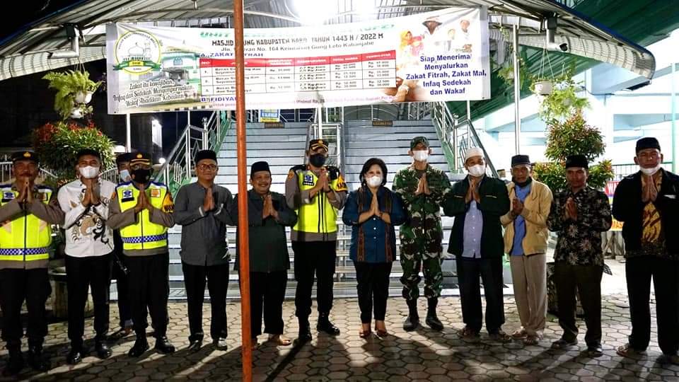 Bupati Bersama Forkopimda Karo Tinjau Kesiapan Masjid Jelang Pelaksanaan Sholat Idul Fitri