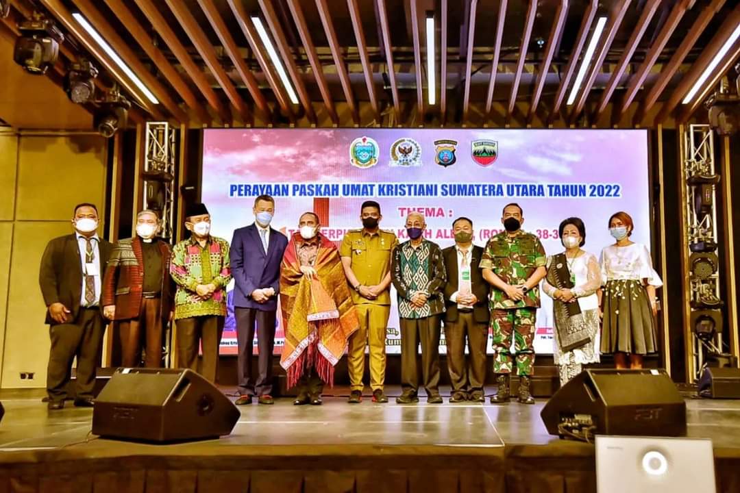 Gubsu Dan Walikota Medan Hadiri Perayaan Paskah GBI