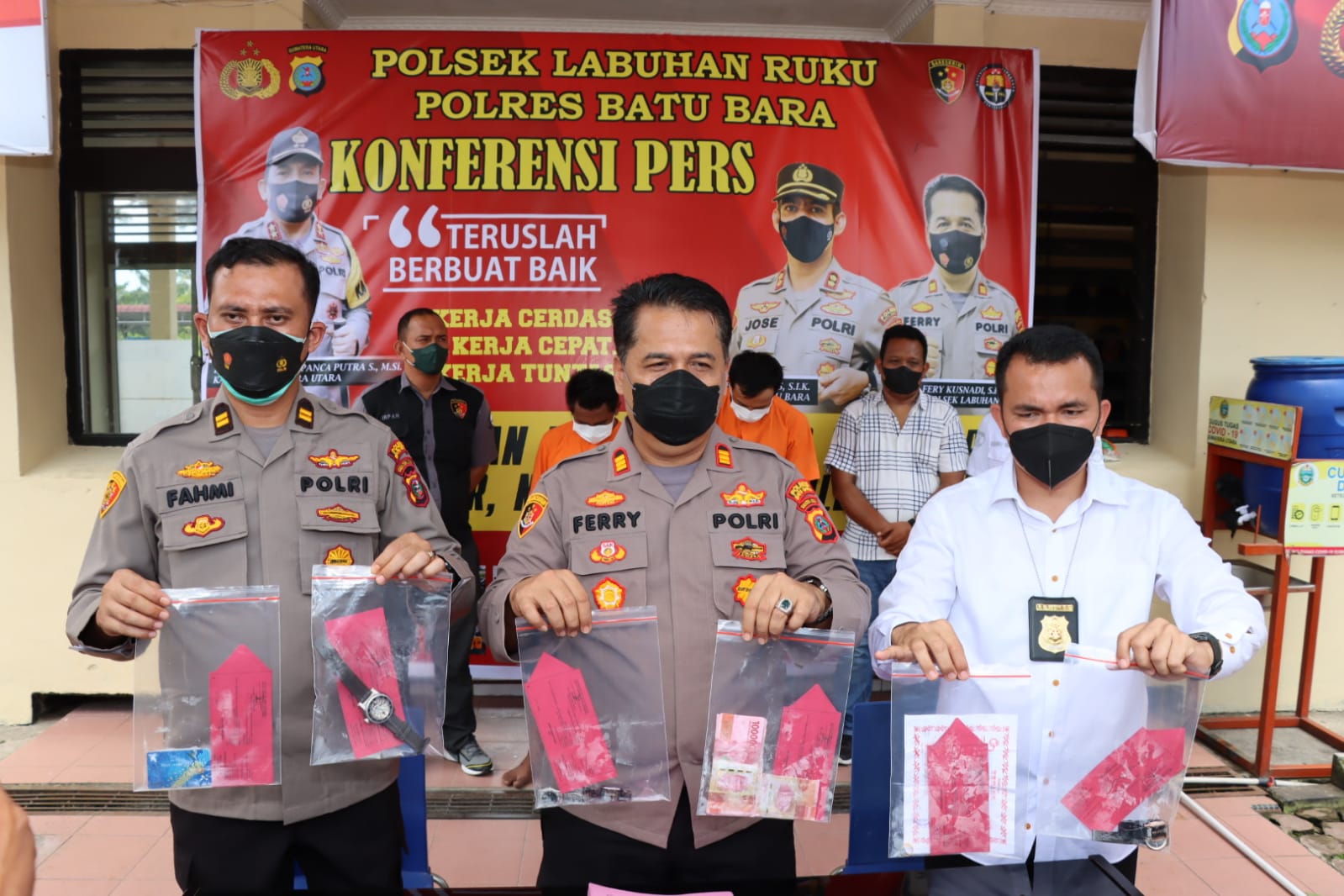 Tersangka Pencurian Rumah di Tanjung Tiram Diringkus Polsek Labuhan Ruku