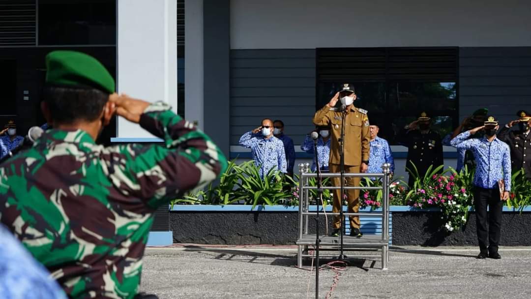 Pemkab Karo Bersama Forkopimda Laksanakan Upacara Peringatan Hari Pendidikan Nasional