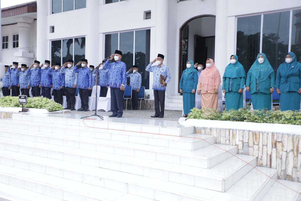 Bupati Asahan Pimpin Upacara Hari Kesadaran Nasional Sekaligus Hardiknas