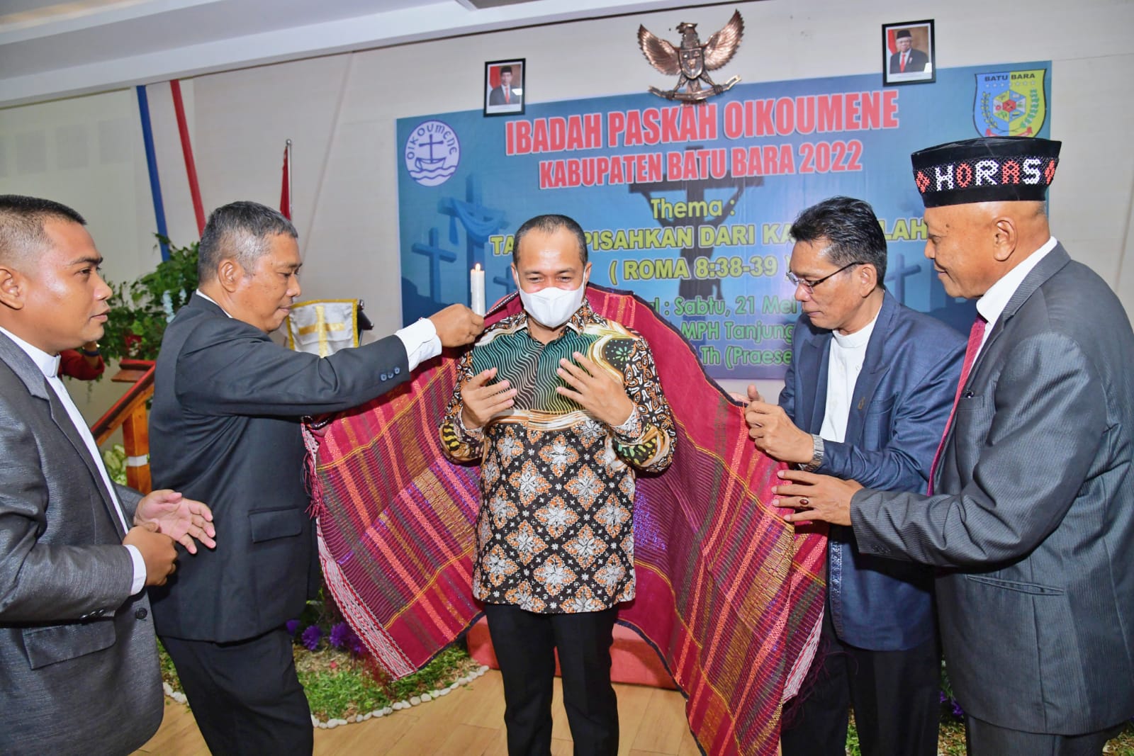 Bupati Batu Bara Hadiri Perayaan Paskah Oikumene