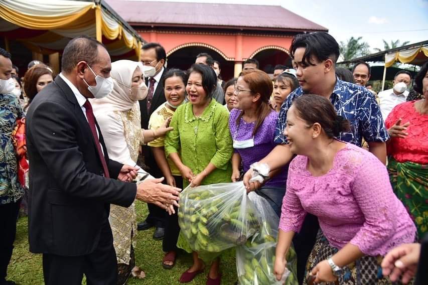 Gubernur Sumut Hadiri Perayaan Paskah Paroki