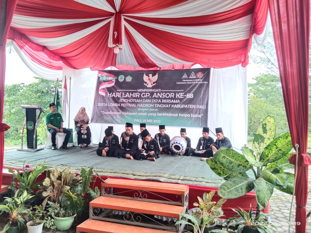Harlah Ke-88 GP Ansor PALI Gelar Festival Kesenian Islam dan Do'a Bersama 