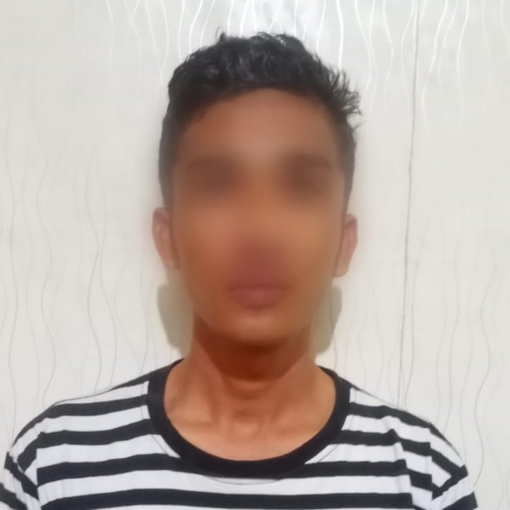 Pelaku Bandar Narkoba Ds Alias P diamankan Sat Narkoba Polres Batu Bara (Foto : Ist)