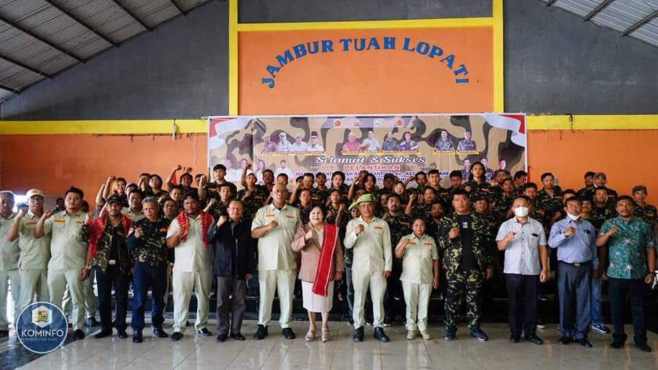 Bupati Karo Hadiri Pelantikan PPM LVRI dan Ranting Se-Kecamatan Kabanjahe