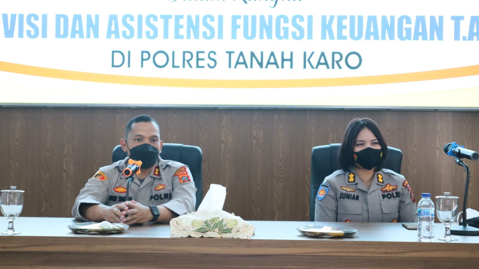 Kapolres Tanah Karo AKBP Ronny Nicolas Sidabutar membuka kegiatan Supervisi dan Asistensi 