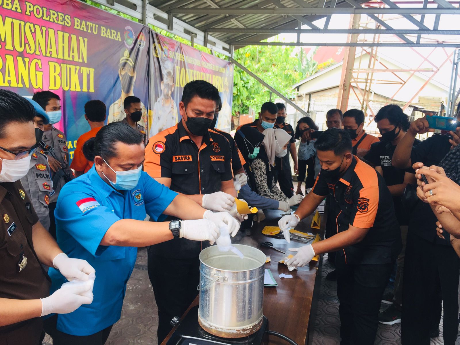 Polisi Rebus Barang Bukti Sabu 429 Gram Pelaku Terancam 6 Tahun Penjara