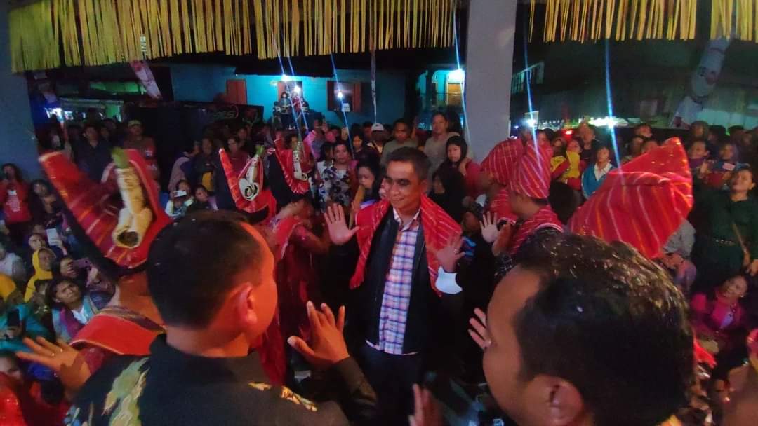 Wabup Karo Bersama Ketua TP PKK Karo Hadiri Pesta Tahunan (Foto : Diskominfo Karo)