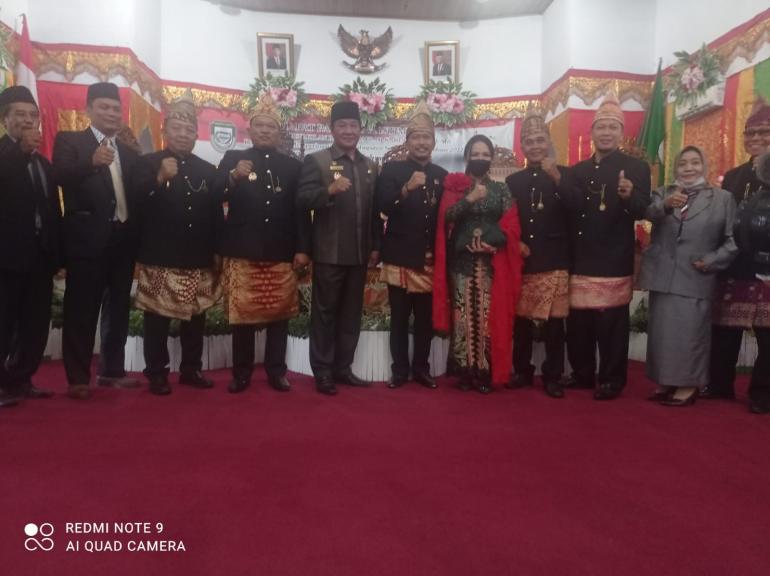 Foto Bersama Forkopimda Usai Rapat Paripurna Istimewa (Foto : Ist)