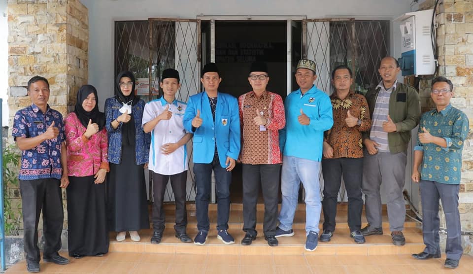 Kunjungan Ketua Umum KNPI Kabupaten Seluma Ofriadi ( foto : MC Seluma )