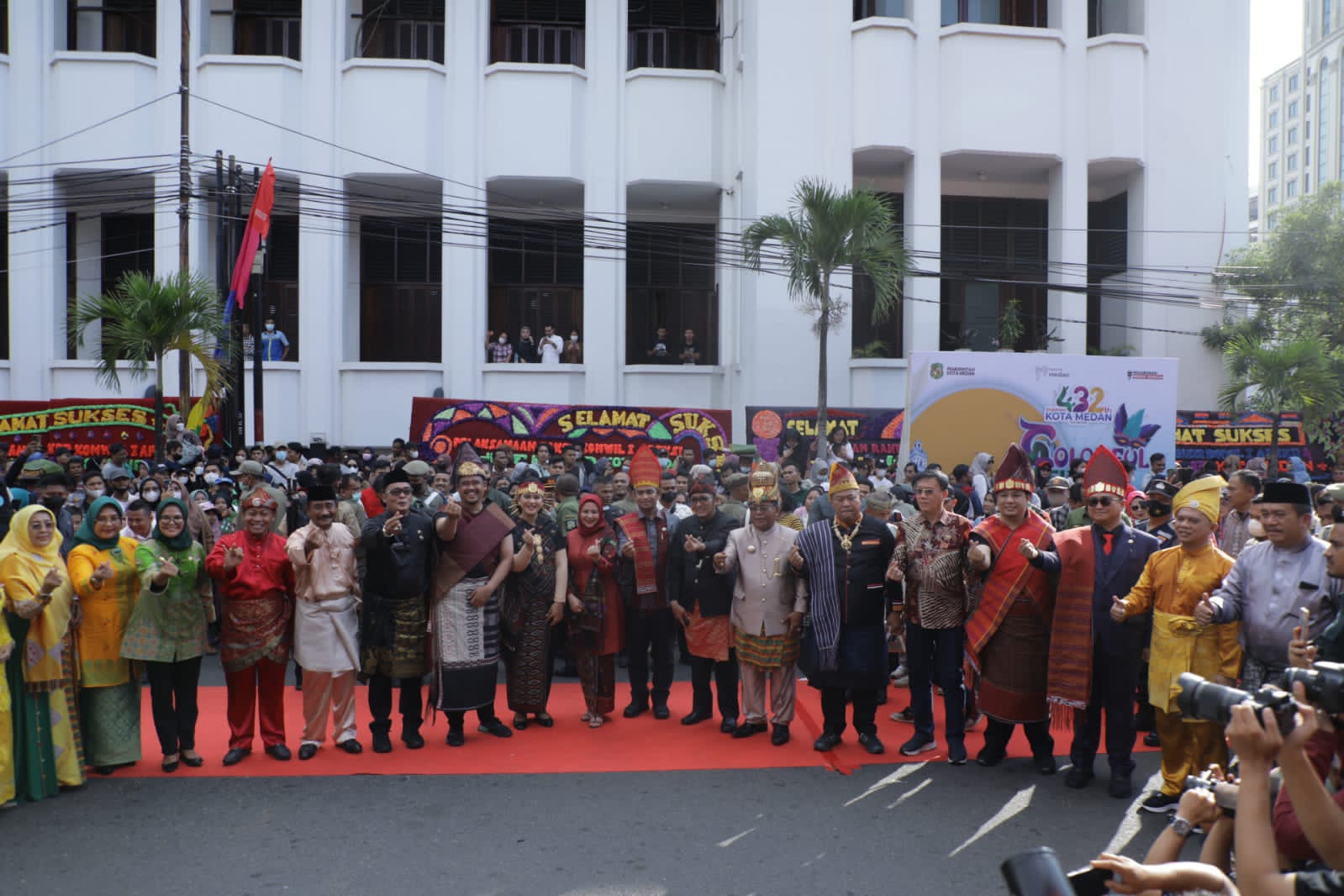 Wakil Bupati Asahan Hadiri HUT Ke-432 Kota Medan