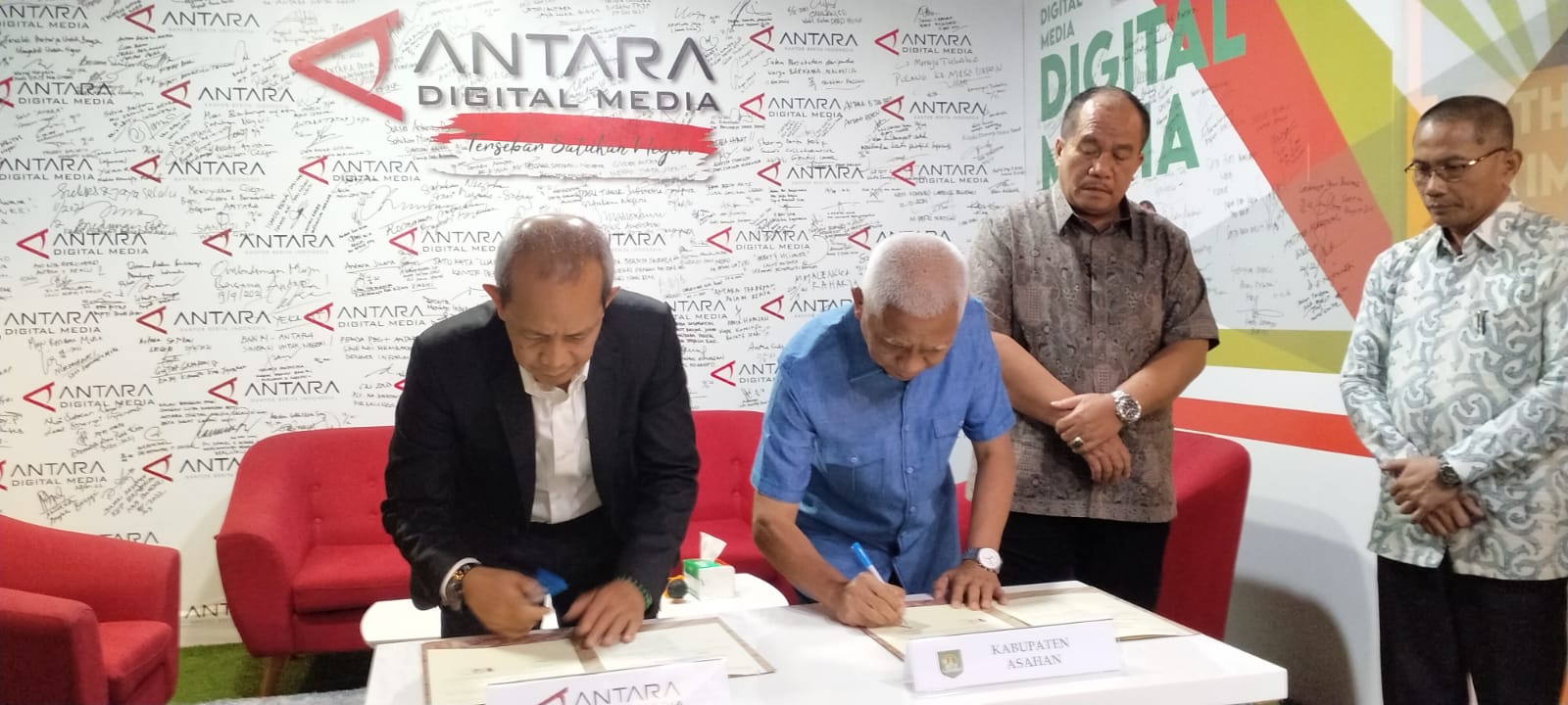 Bupati Asahan Tandatangani MoU dengan PT Antara Elektronik Transaksi Pratama