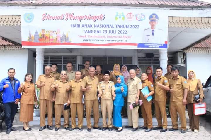 Pemkab Labuhanbatu Kunjungi Kantor Camat Untuk Penilaian Kecamatan Terbaik