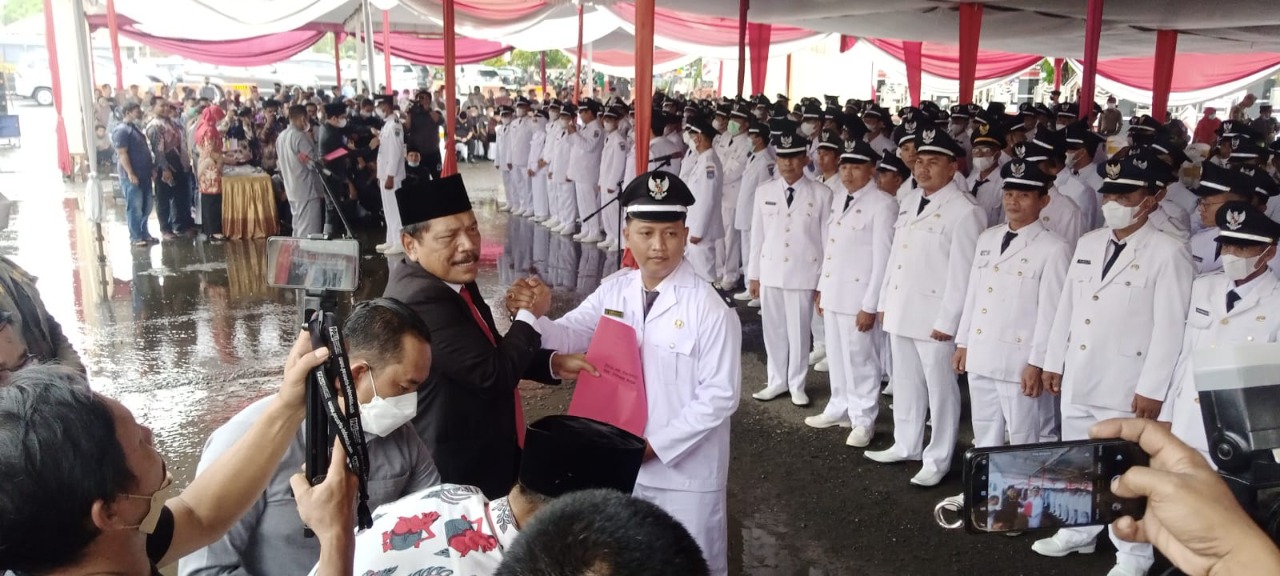 Bupati Bengkulu Utara Lantik 183 Kades Terpilih