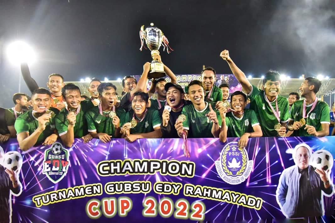 PSMS berhasil keluar menjadi juara Gubsu Edy Rahmayadi Cup 2022
