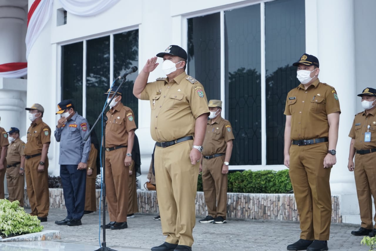 Wakil Bupati Asahan Pimpin Apel Gabungan Awal Agustus