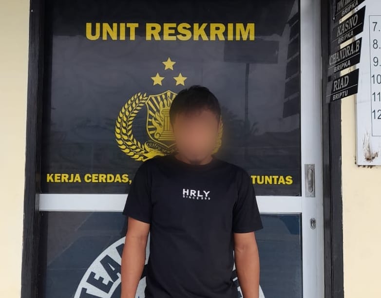 HG terduga pelaku pencurian (foto/istimewa)