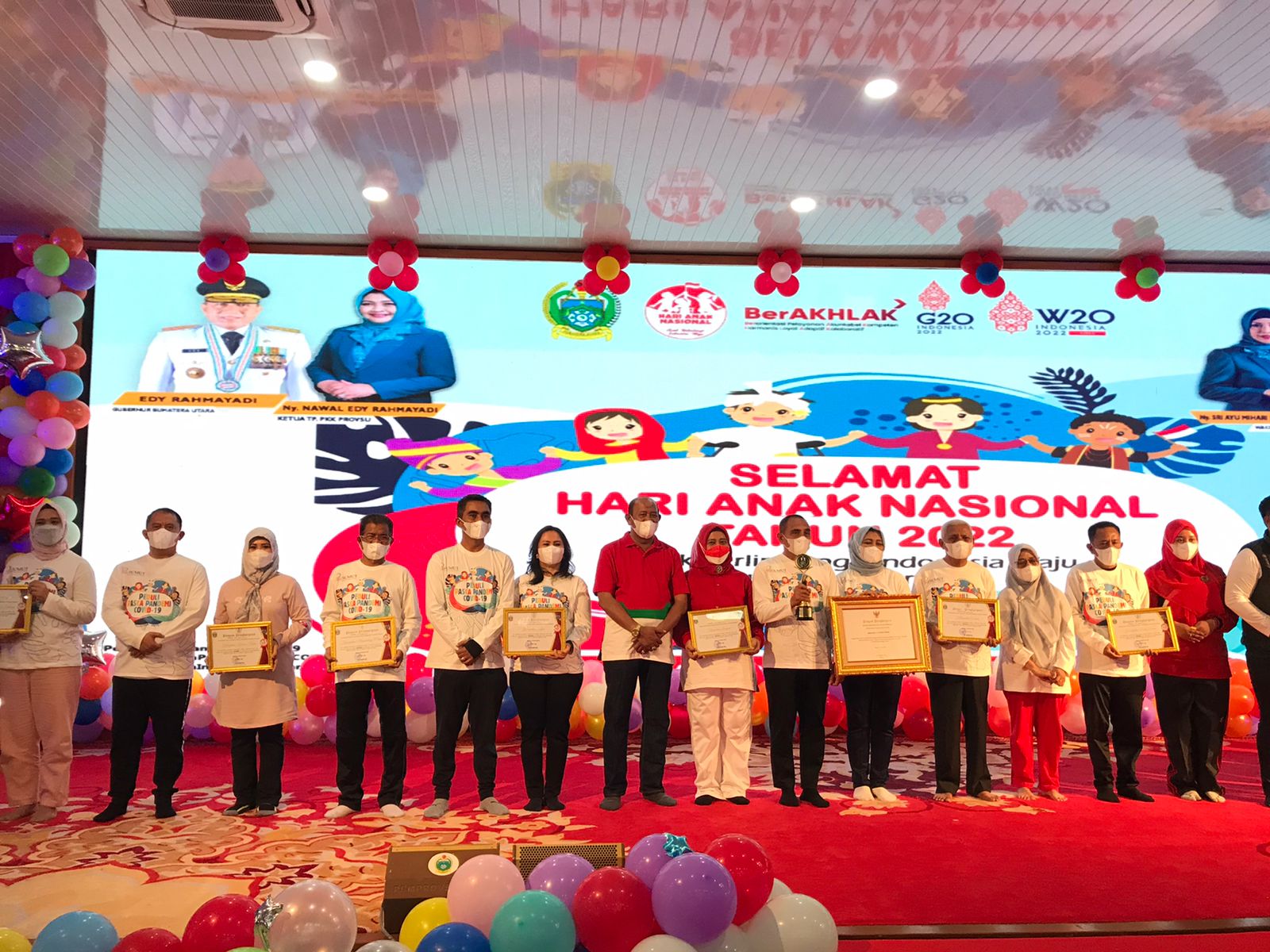 Peringatan Hari Anak Pemkab Karo Raih Penghargaan 