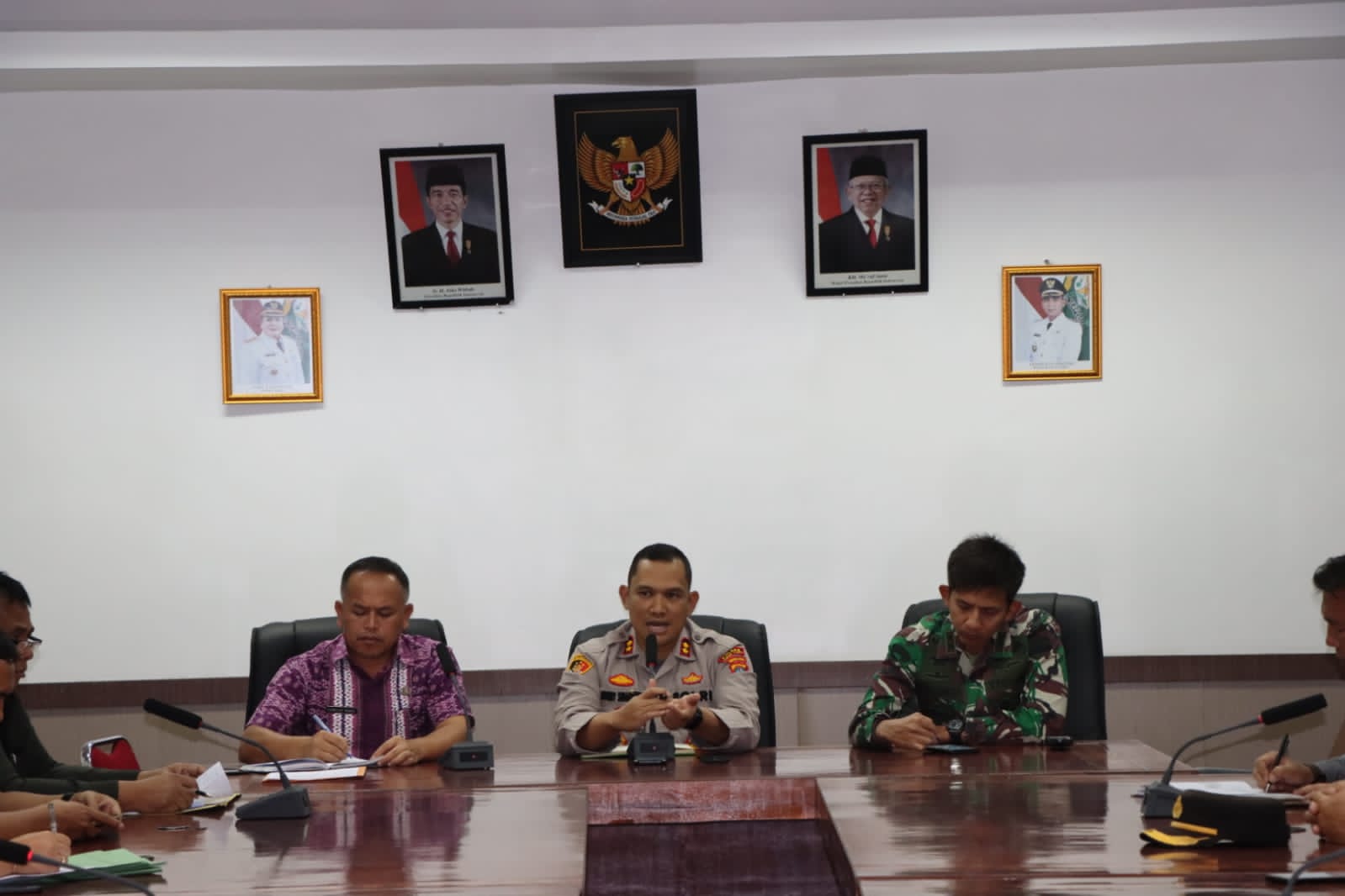 Forkopimda Karo Gelar Rakor Pencegahan dan Penanganan Karhutla