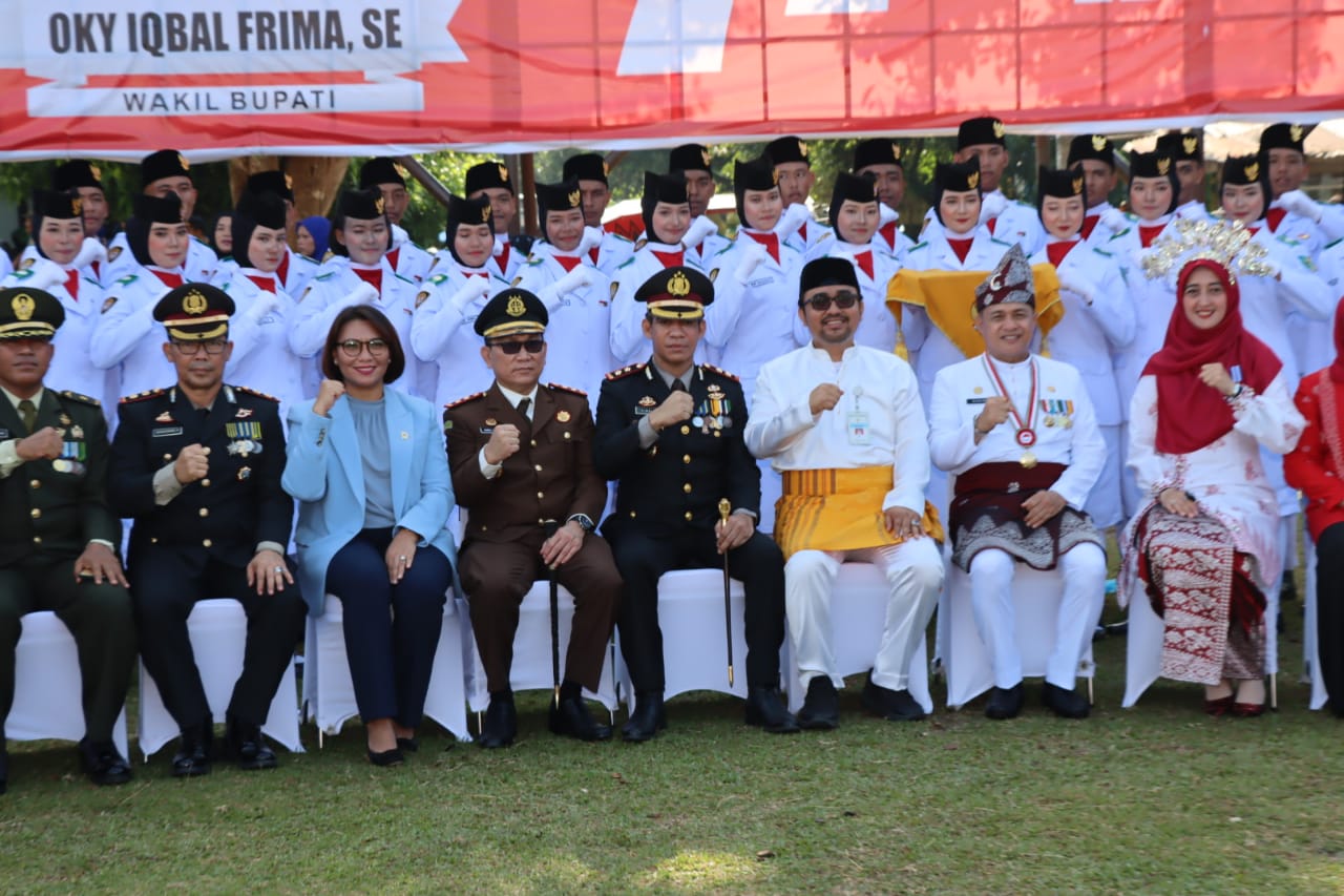 Forkopimda Batu Bara Gelar Upacara HUT RI ke-77