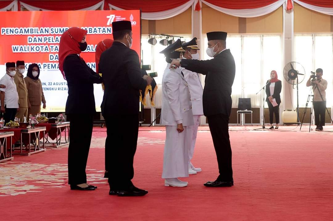 Gubernur Sumut Lantik Walikota Pematangsiantar dan Tanjungbalai Definitif 