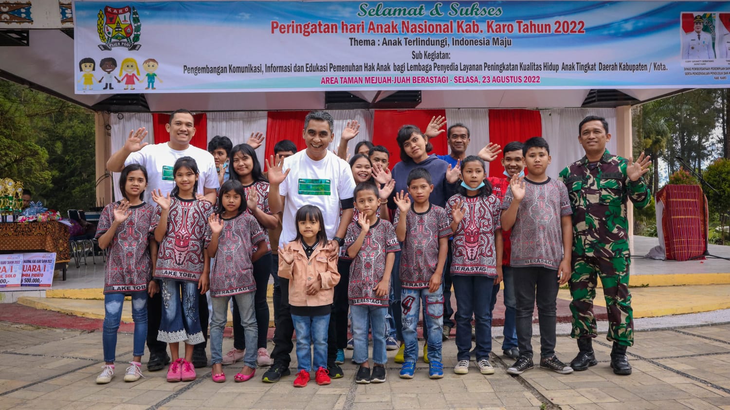 Wabup Karo Hadiri Kegiatan Peringatan Hari Anak Nasional