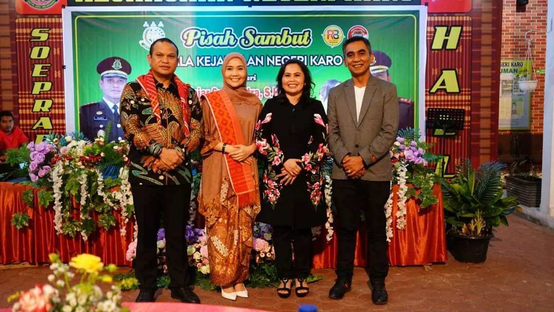 Forkopimda Karo Hadiri Sertijab Kajari