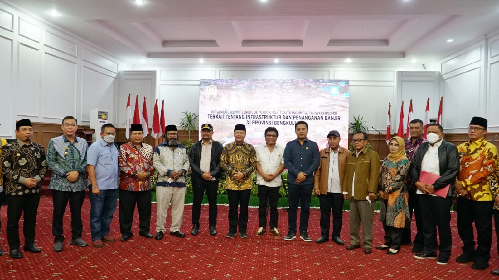 Gubernur Bengkulu Rohidin Mersyah didampingi Bupati/Walikota gelar rapat koordinasi sekaligus menyampaikan aspirasi kepada Komisi V DPR RI 