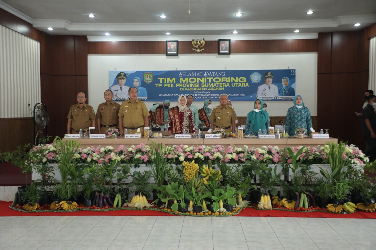 TP PKK dan Pemkab Asahan Sambut Kedatangan Tim Monitoring TP PKK Provsu