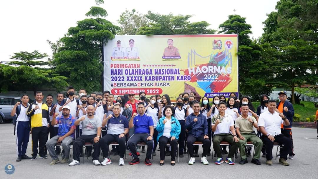 Wabup Karo Pimpin Upacara Peringatan Haornas ke-39