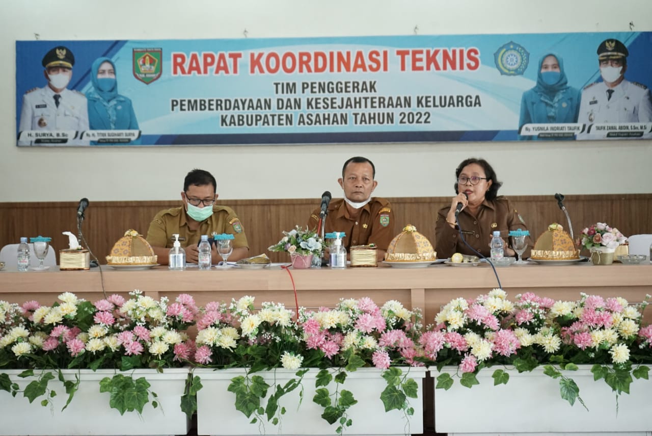 Sekretaris Daerah Buka Rapat Koordinasi Teknis PKK Kabupaten Asahan