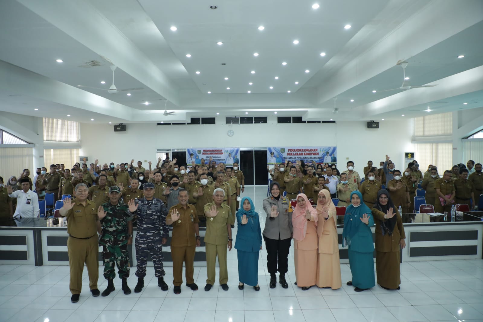 Bupati Asahan dan Forkopimda Lakukan Penandatangan Deklarasi Komitmen KLA