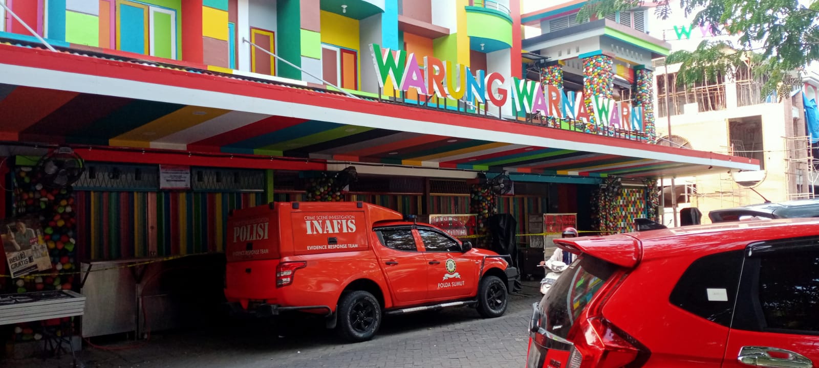 Polda Sumut Miskinkan Bos Judi, Segel 7 ruko Cemara Asri Milik ABK Yang Kabur