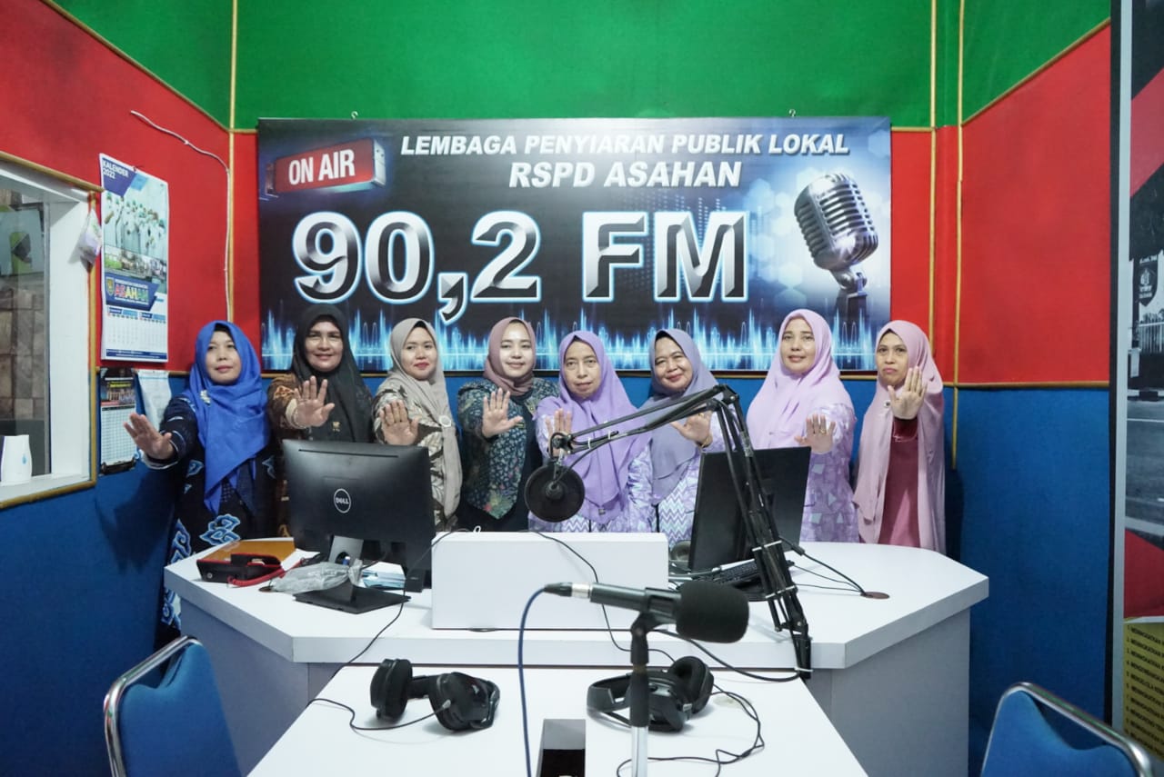Ketua TP PKK Asahan Talk Show di LPPL RSPD