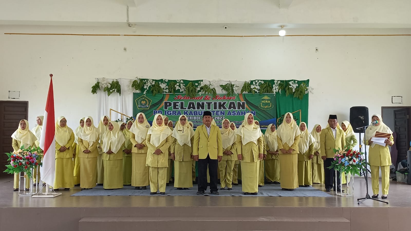 Plh Sekretaris Daerah Kabupaten Asahan Hadiri Pelantikan PD IGRA