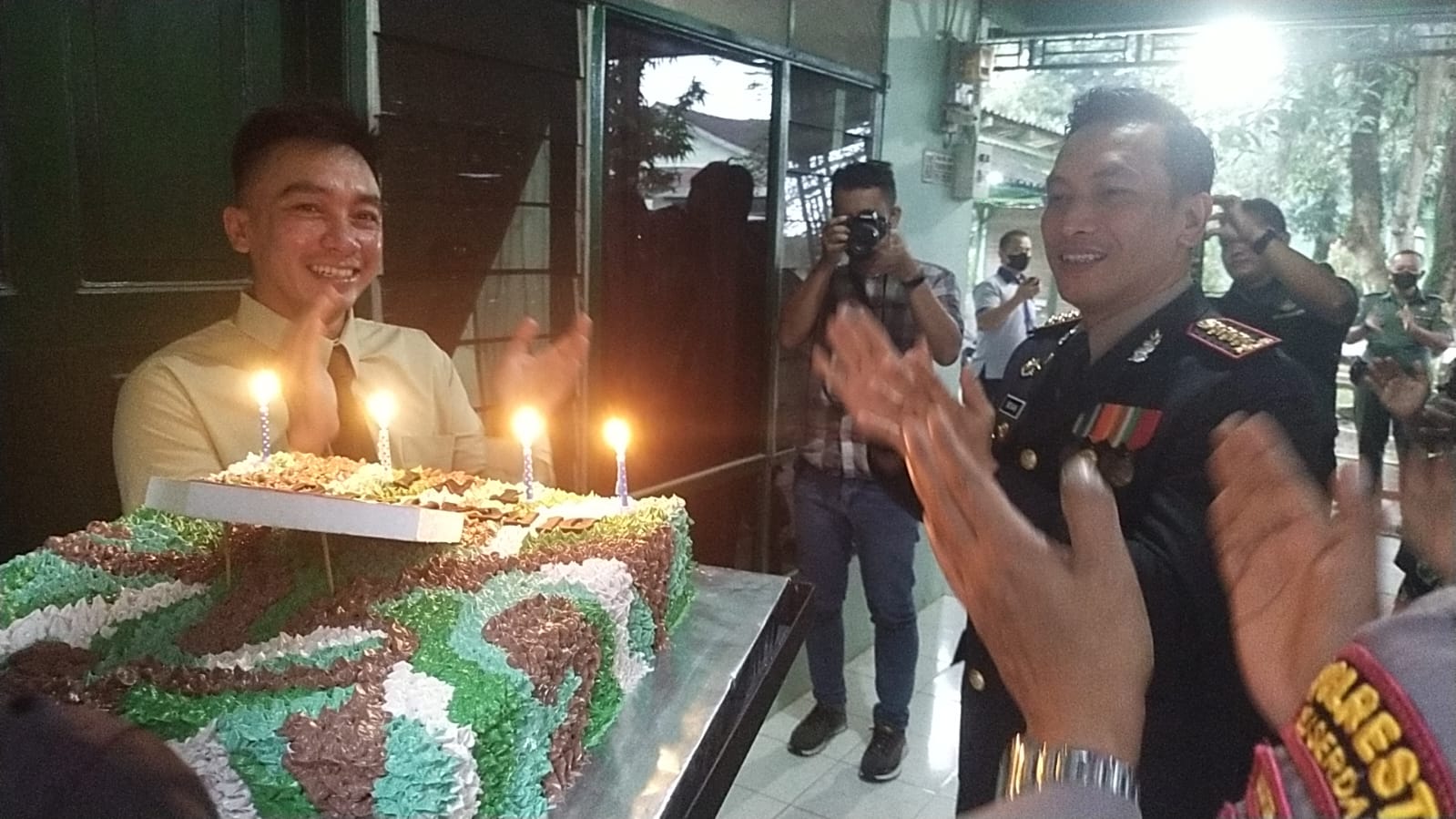 Polresta DS Beri Kejutan Kodim 0204 Deli Serdang