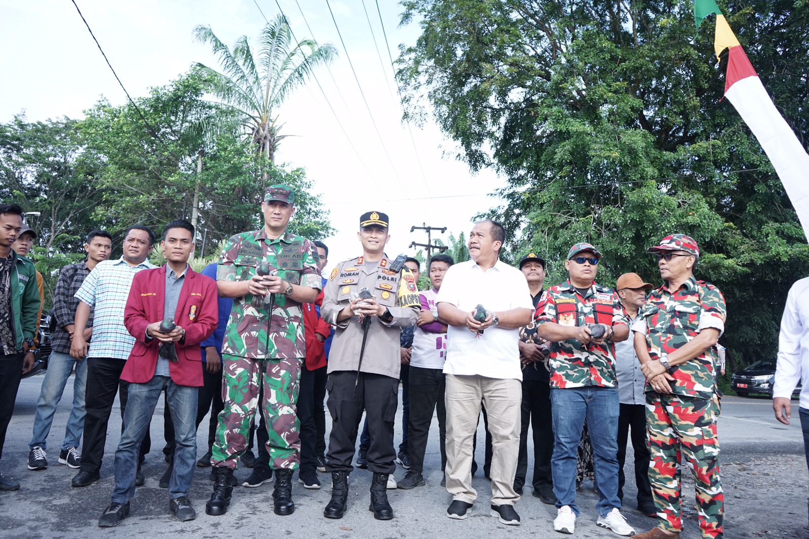 Wabup Hadiri Peresmian Kampung Kebangsaan Polres Asahan