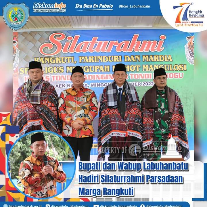 Bupati Labuhanbatu Hadiri Acara Silaturahim Parsadaan Marga Rangkuti 
