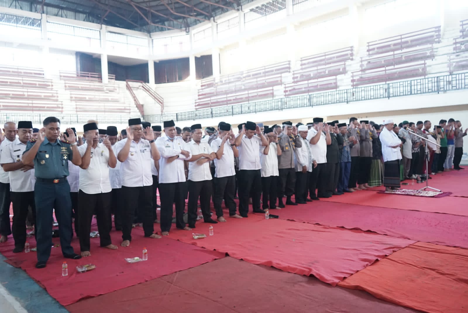 Wabup Hadiri Asahan Berdoa Untuk Aremania dan Sepakbola Indonesia