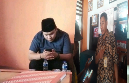 Tampak Caleg DPRD Provinsi Bengkulu dan Komisioner Panwas