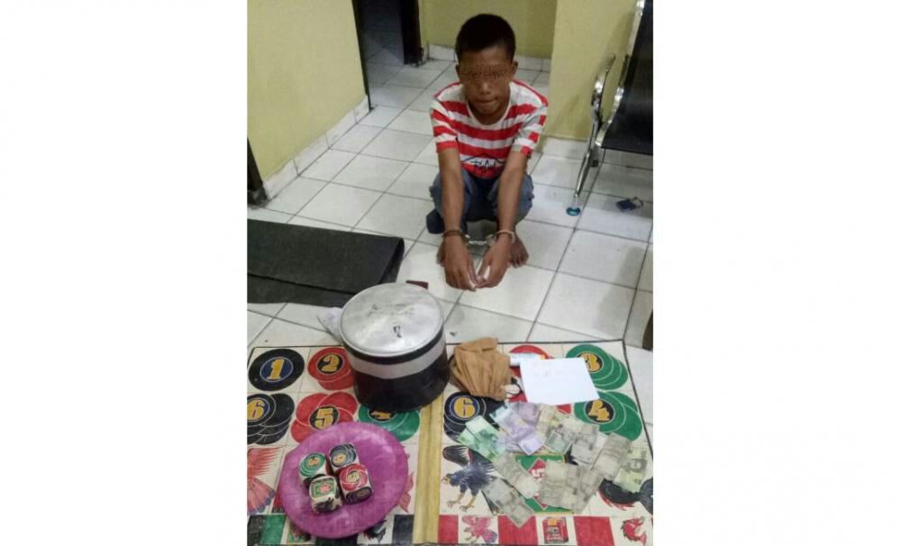 Tampak Tersangka yang telah diamankan