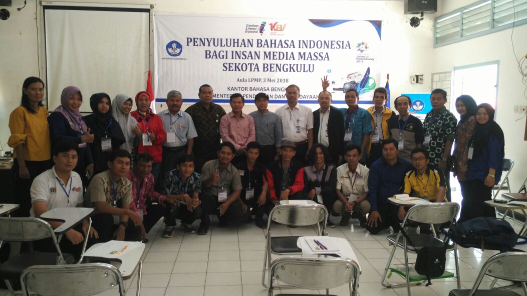 PWI Provinsi Bengkulu gelar Penyuluhan Bahasa Indonesia Bagi Insan Media Masa se-Kota Bengkulu