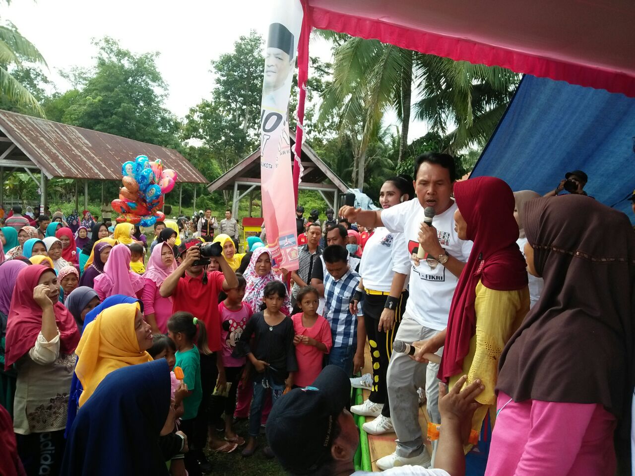 Kampanye Ridho – Fikri kali ke-6 di zona III  Desa. Tanjung Menang