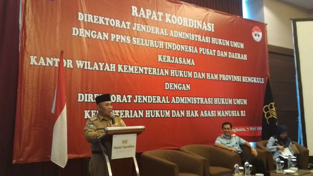  Direktorat Jenderal Administrasi Hukum Umum Kementerian Hukum dan Hak Asasi Manusia Republik Indonesia lakukan rapat koordinasi di Hotel Santika