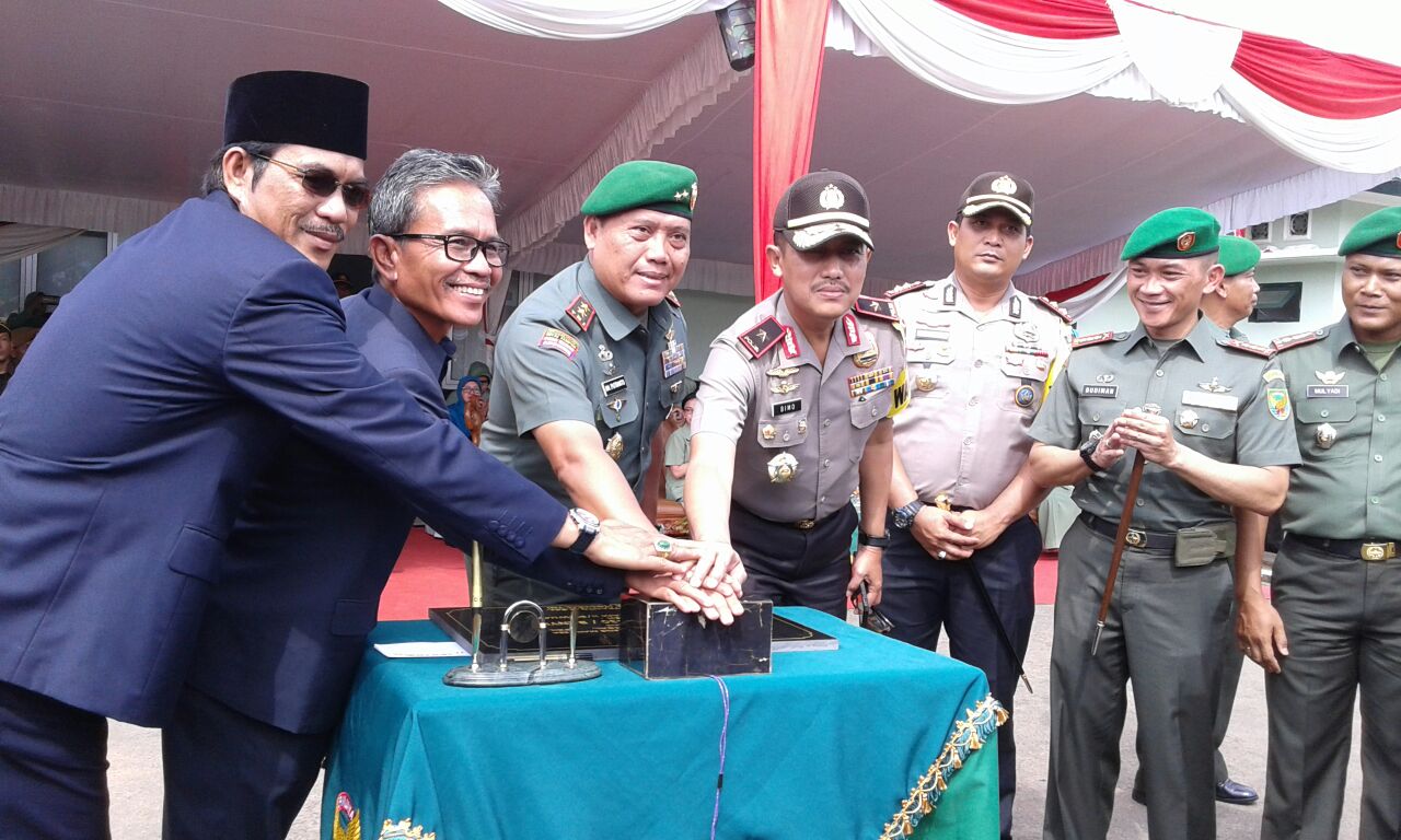Tampak Kompak Pangdam II Sriwijaya beserta Bupati,Wakapolda,Danrem demi meningkatkan keamanan Kabupaten Banyuasin