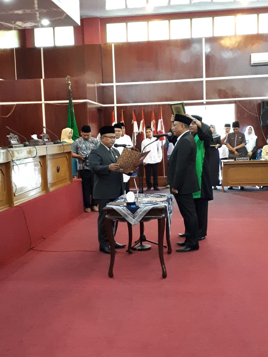 Pengambilan Sumpah Jabatan Steven Nawahir